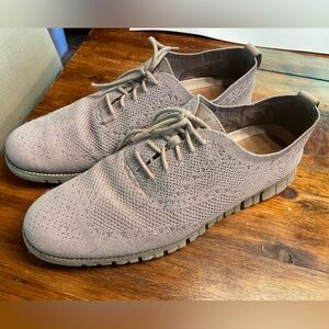 Cole Haan Men's Knit Oxford Shoes - Light Brown